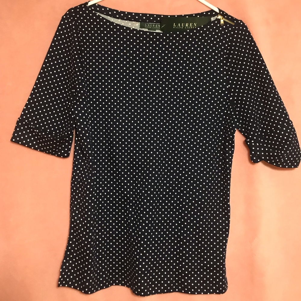 Ralph Lauren- Lauren Polka Dot Shirt